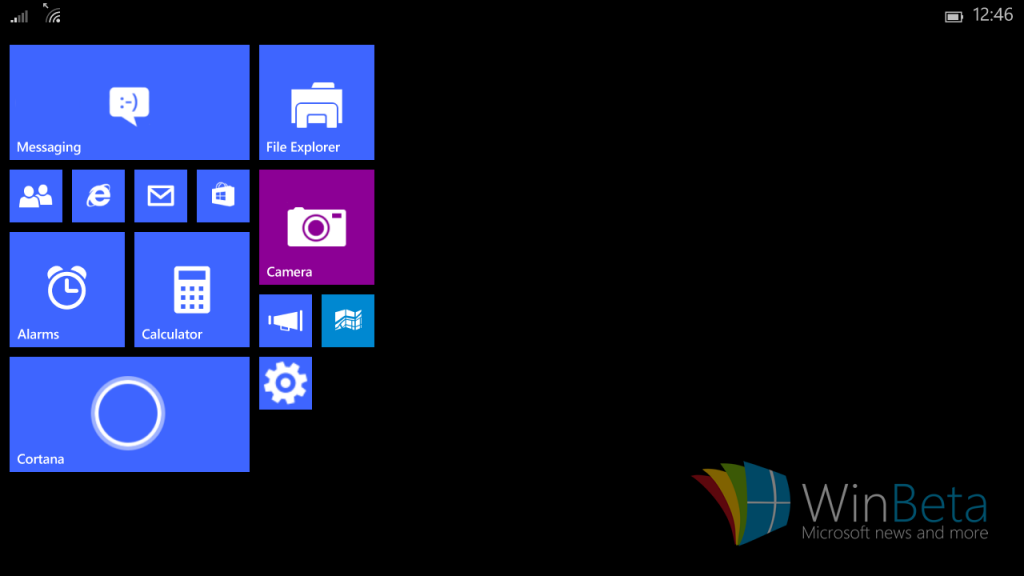 Windows 10 für Mini-Tablets: Erste Screenshots zeigen die Benutzeroberfläche