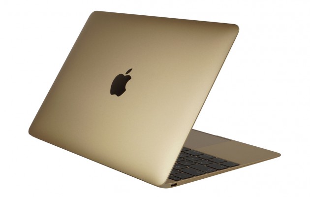 MacBook Gold Rueckseite