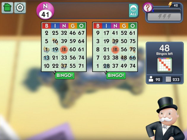 Screenshot Monopoly Bingo!