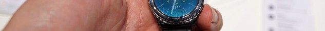 IFA 2015: Samsungs runde Smartwatch Gear S2 mit dem Dreh (Hands-on-Video)