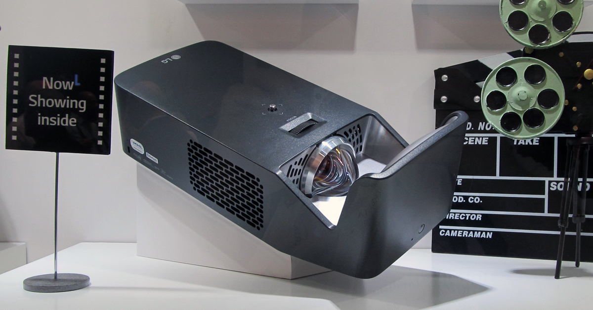 IFA 2015: LG zeigt ersten Kurzdistanz-Beamer mit 1000 ANSI-Lumen, LEDs und FullHD-Auflösung
