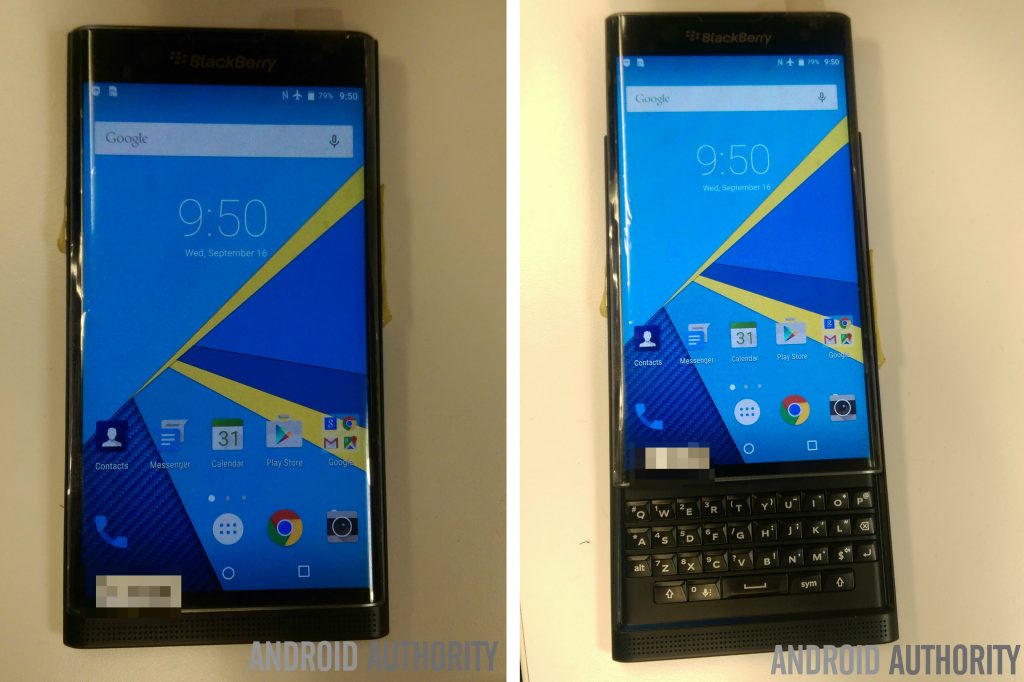 Blackberrys Android-Slider zeigt sich auf weiteren Bildern