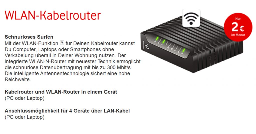 Sicherheitslücke bei WLAN-Routern von Kabel Deutschland