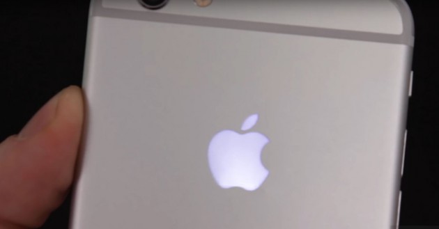 Apple Leucht-Logo