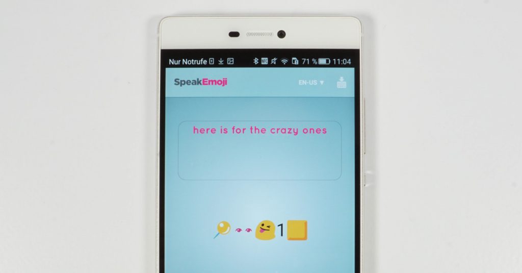 App-Quicktipp SpeakEmoji: Sprache in Emojis übersetzen für Android und iOS