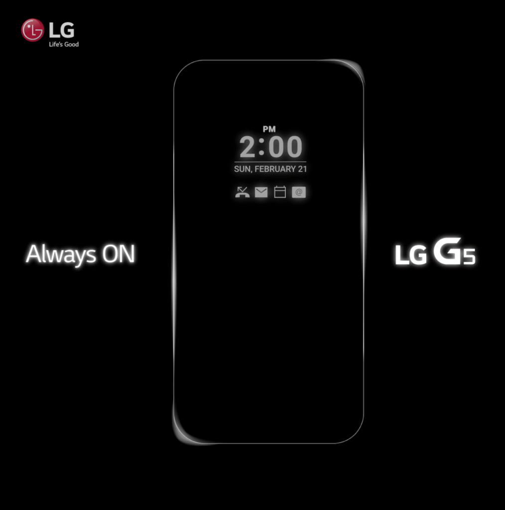 LG G5 erhält ein „Always on“ Display