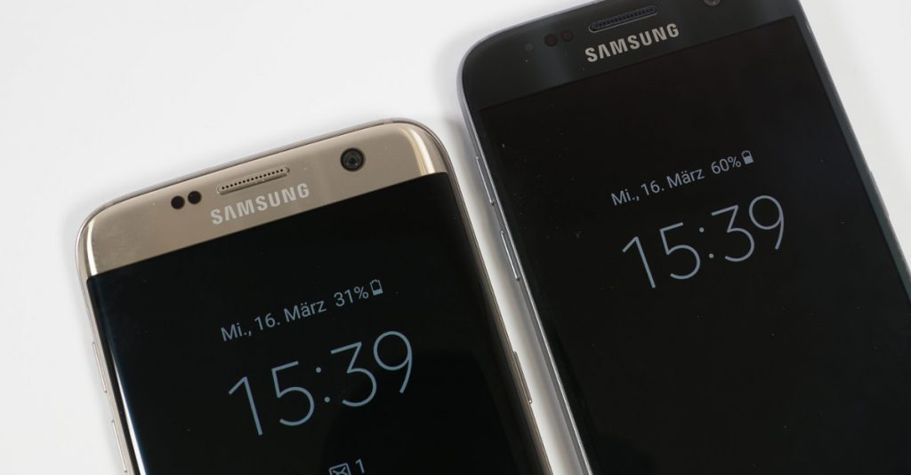Vergleichstest Samsung Galaxy S7 und Galaxy S7 edge: High-End-Smartphones mit Ecken und Kanten