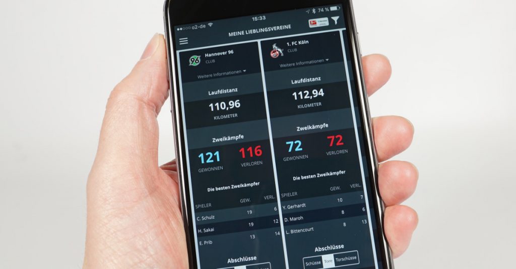 App-Quicktipp Hermes Bundesliga Facts: Kostenlose Echtzeit-Daten zu Fußball-Bundesliga-Spielen