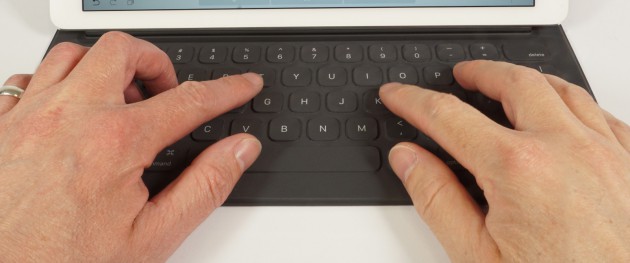 Smart Keyboard Benutzung