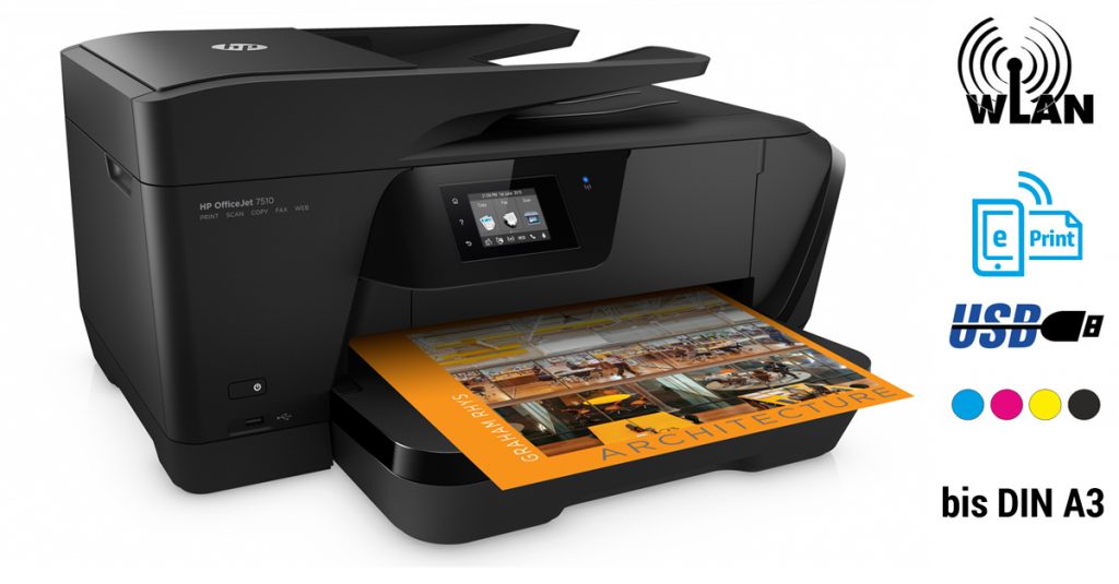 Test: Großformatdrucker bis DIN A3 – HP Officejet 7510 Wide Format AiO