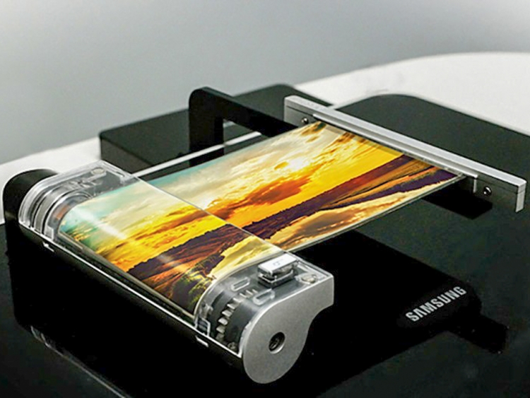 Samsung zeigt flexibles 5,7 Zoll Display mit 2k Auflösung