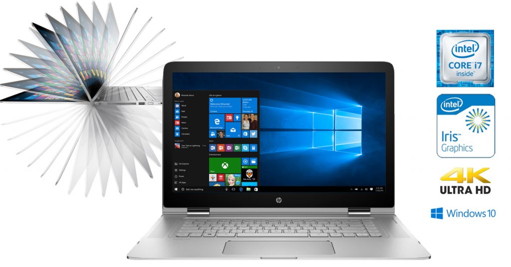 HP Spectre x360 15-ap006ng – Mit 4k-Display, Intel Core i7, Intel Iris 540 Graphics und Windows 10