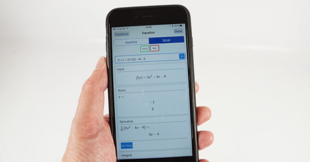 App-Quicktipp iOS: Mathpix löst mathematische Gleichungen