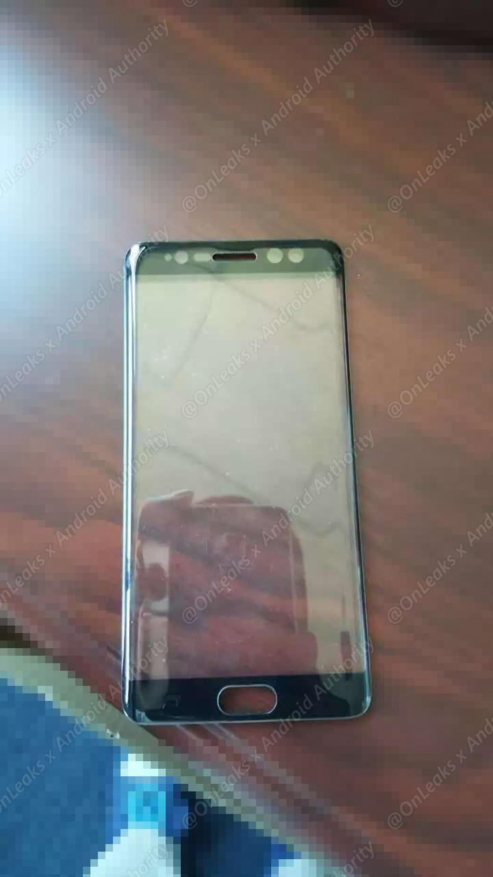 Frontglas des Samsung Galaxy Note 7 bestätigt Iris-Scanner