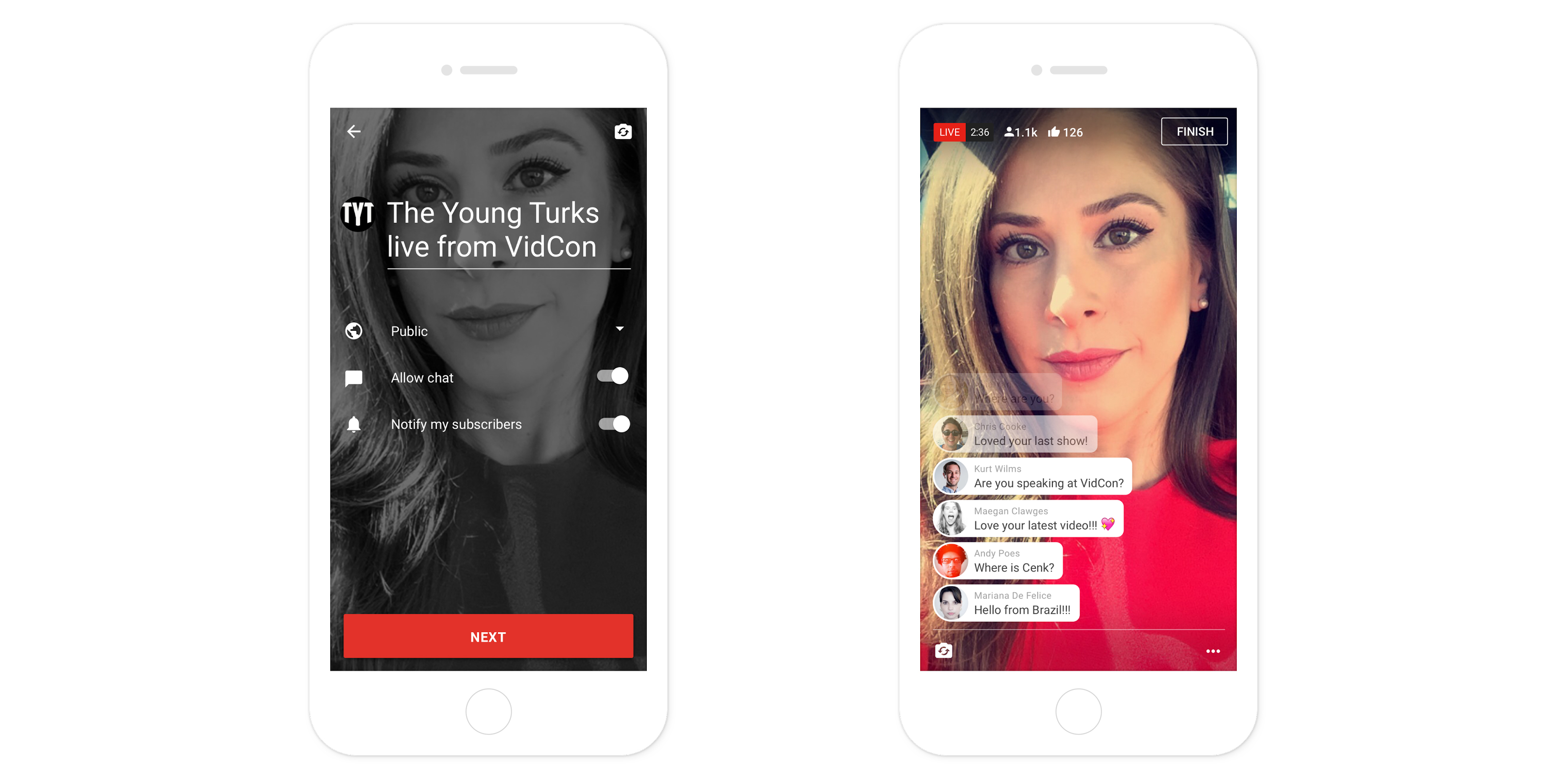Youtube-App bekommt Livestreaming-Update