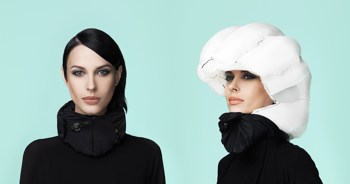 Hövding Kopf-Airbag: Aufblasbarer Helm für Radfahrer