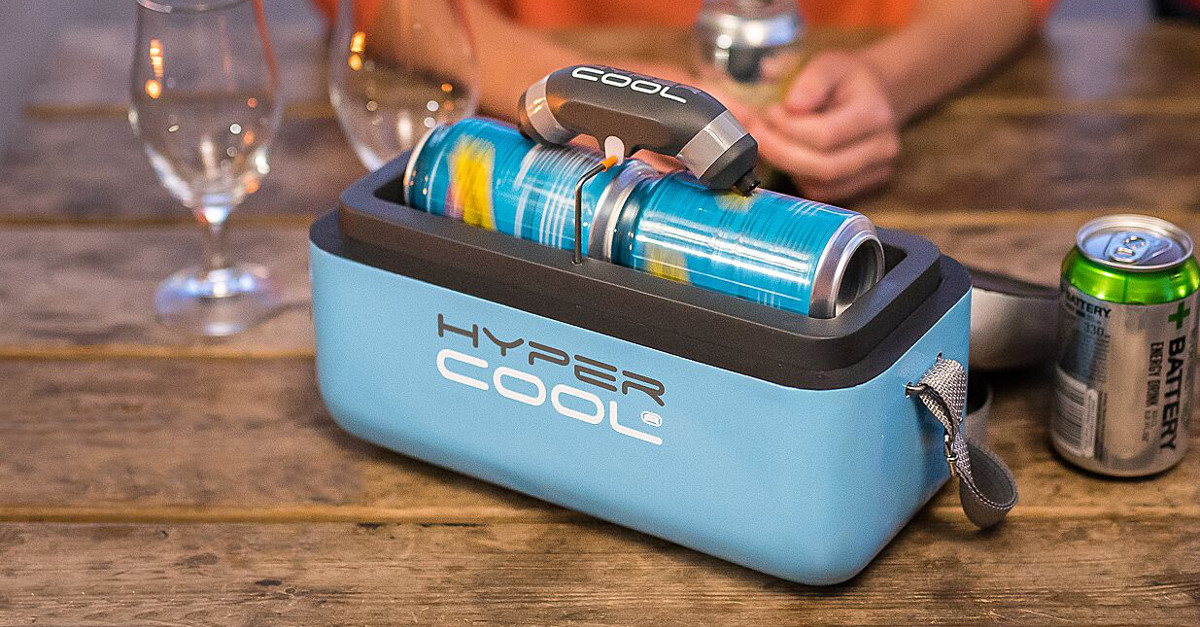 HyperCool: Eiskalte Getränkedosen in Sekunden