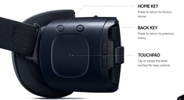 Die neue Samsung Gear VR besitzt überarbeitete Bedienelemente.