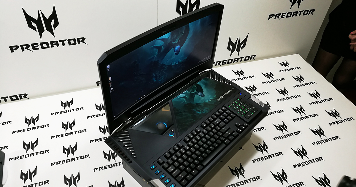 IFA 2016: Acer Predator 21 X, erstes Notebook mit Curved Display vorgestellt