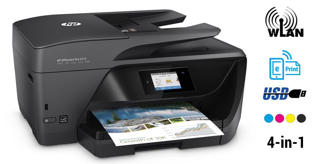 HP OfficeJet Pro 6970 im Test – Instant Ink fähiger 4-in-1-Tintenstrahldrucker