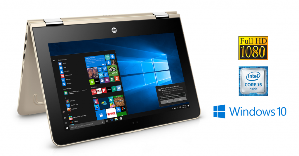 HP Pavilion 13-u003ng x360 – Edles Convertible-Notebook mit Windows 10 im Test