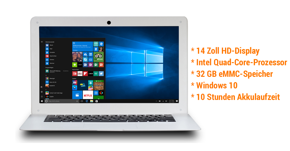 Kurztest: Verico UniBook 14 mit extrem langer Akkulaufzeit