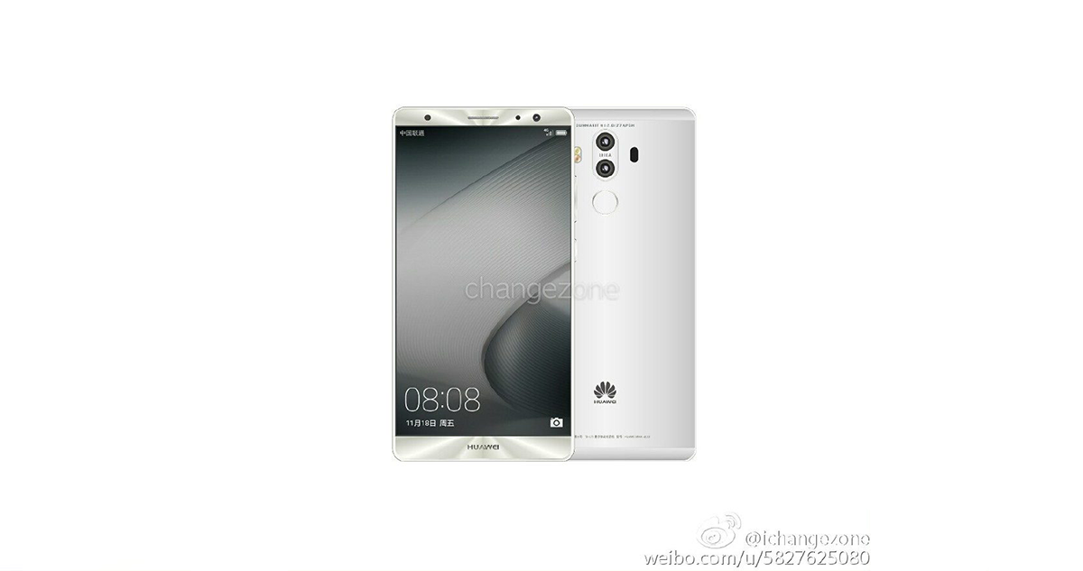 Fotos vom Huawei Mate 9 aufgetaucht, Vorstellung Anfang November