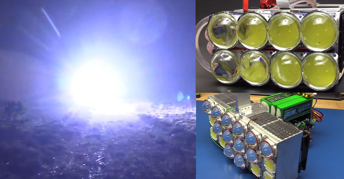 DIY: Taschenlampen mit 72.000 und 162.000 Lumen