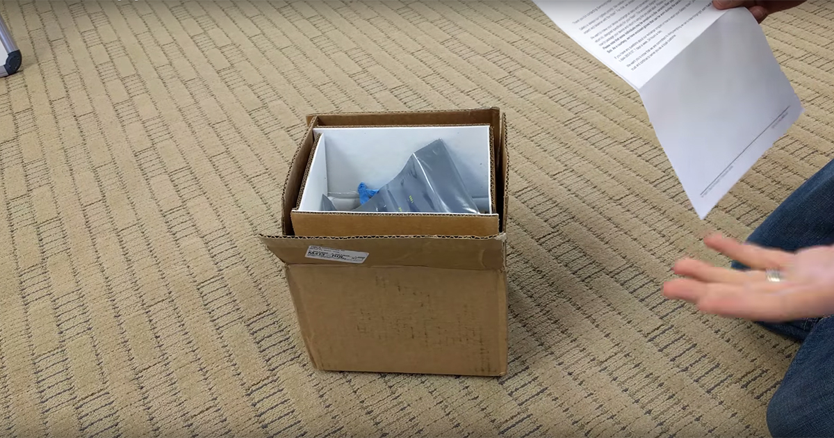 Das ist die feuerfeste Rücksendebox für das Galaxy Note 7