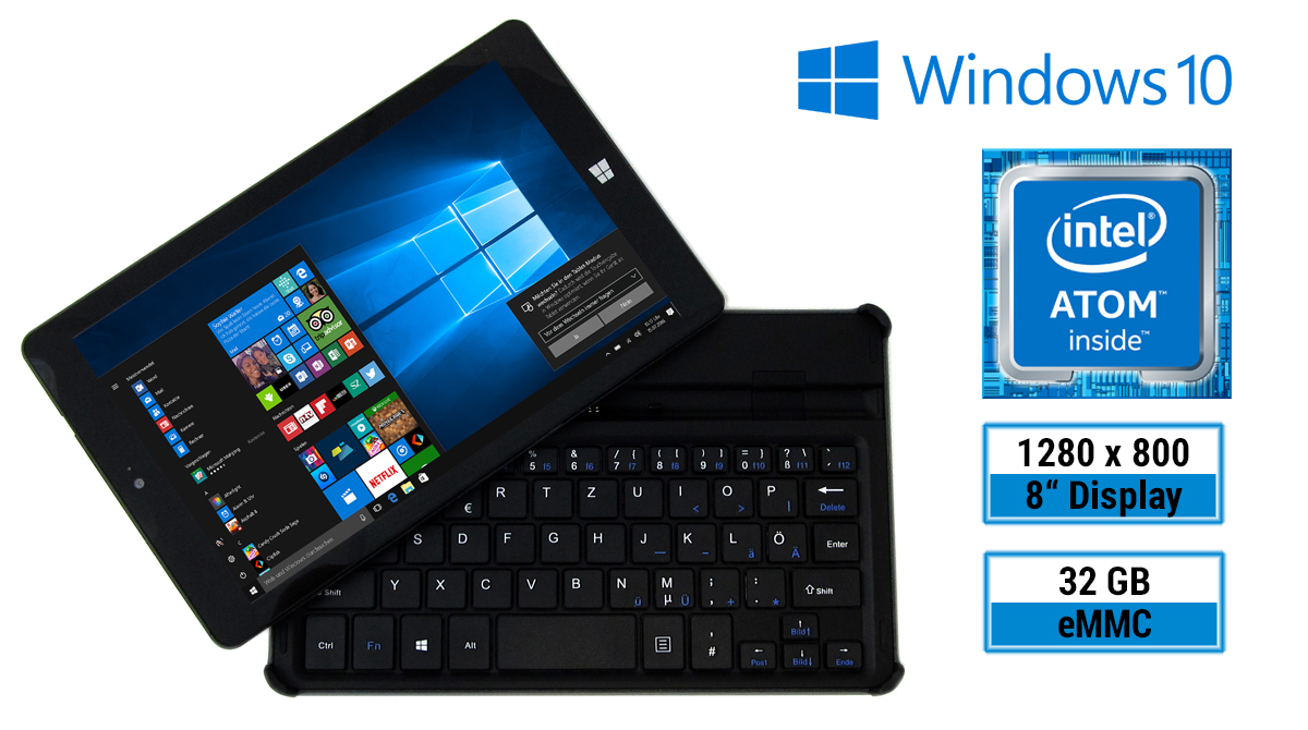 Test: MP MAN Converter 8 – ein handliches 2-in-1-Device mit Windows 10