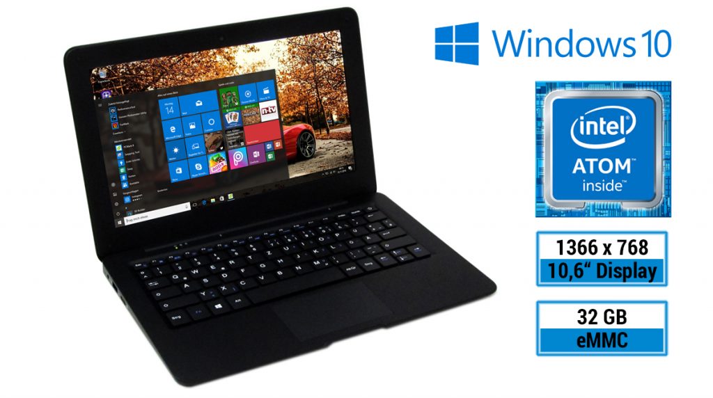 Test: MP Man Windows Netbook NT11 – kompaktes Mini-Notebook mit 10,6-Zoll-Display