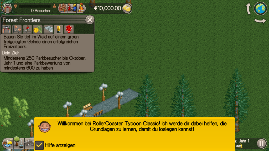 RollerCoaster Tycoon Classic für Android und iOS verfügbar