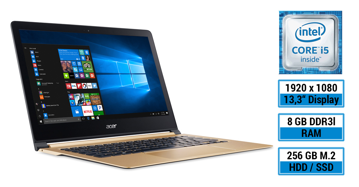 Acer Swift 7 – Super dünnes Ultrabook mit 13,3-Zoll-Display im Test