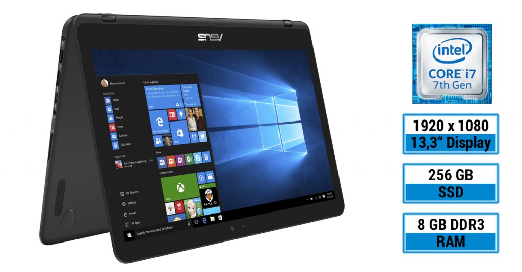 Asus Zenbook Flip UX360UAK-BB284T – leichtes Convertible-Notebook mit 13,3 Zoll Display im Test