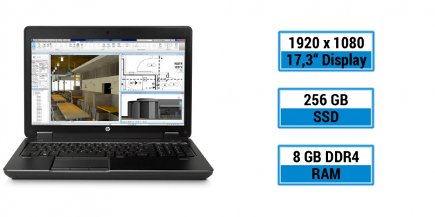 HP ZBook 17 G3 T7V62ET