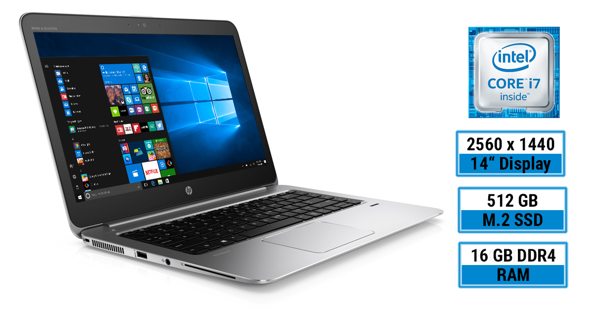 HP EliteBook 1040 G3 – edles Business-Ultrabook mit WQHD-Auflösung und LTE im Test