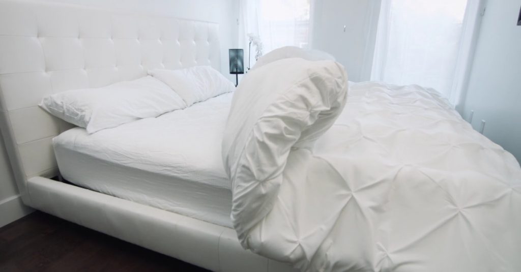 Smartduvet: Nie wieder Bettenmachen dank smarter Bettdecke