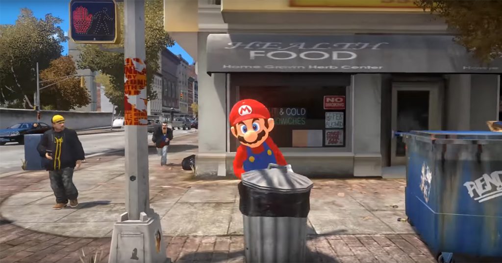 Super Mario meets Grand Theft Auto