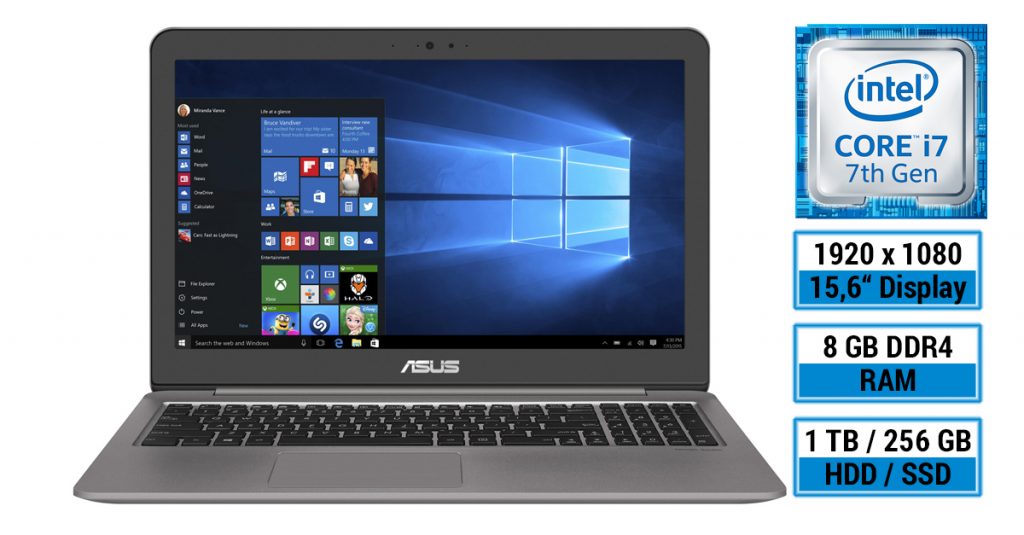 Test: ASUS Zenbook UX510UW-CN058T – flaches 15,6 Zoll Ultrabook mit Gaming-Ambitionen