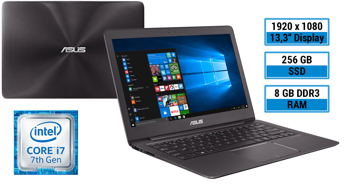 Asus Zenbook UX330UA-FC079T – edles Ultrabook im Alu-Gehäuse