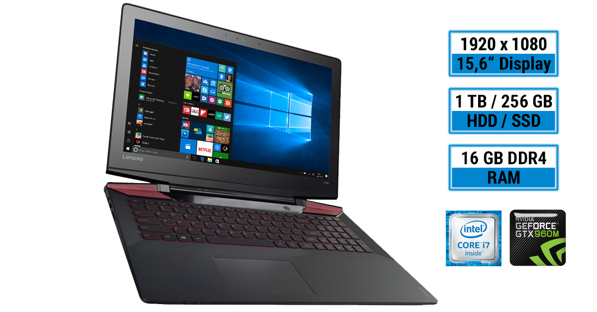 Test: Lenovo Y700-15ISK Gaming-Notebook mit guter Hardware-Ausstattung
