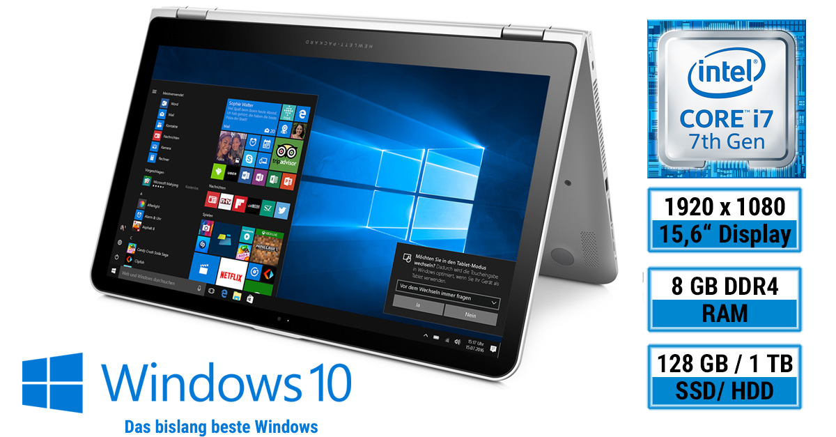 Notebook und Tablet in einem – HP Envy x360 15-aq101ng im Test