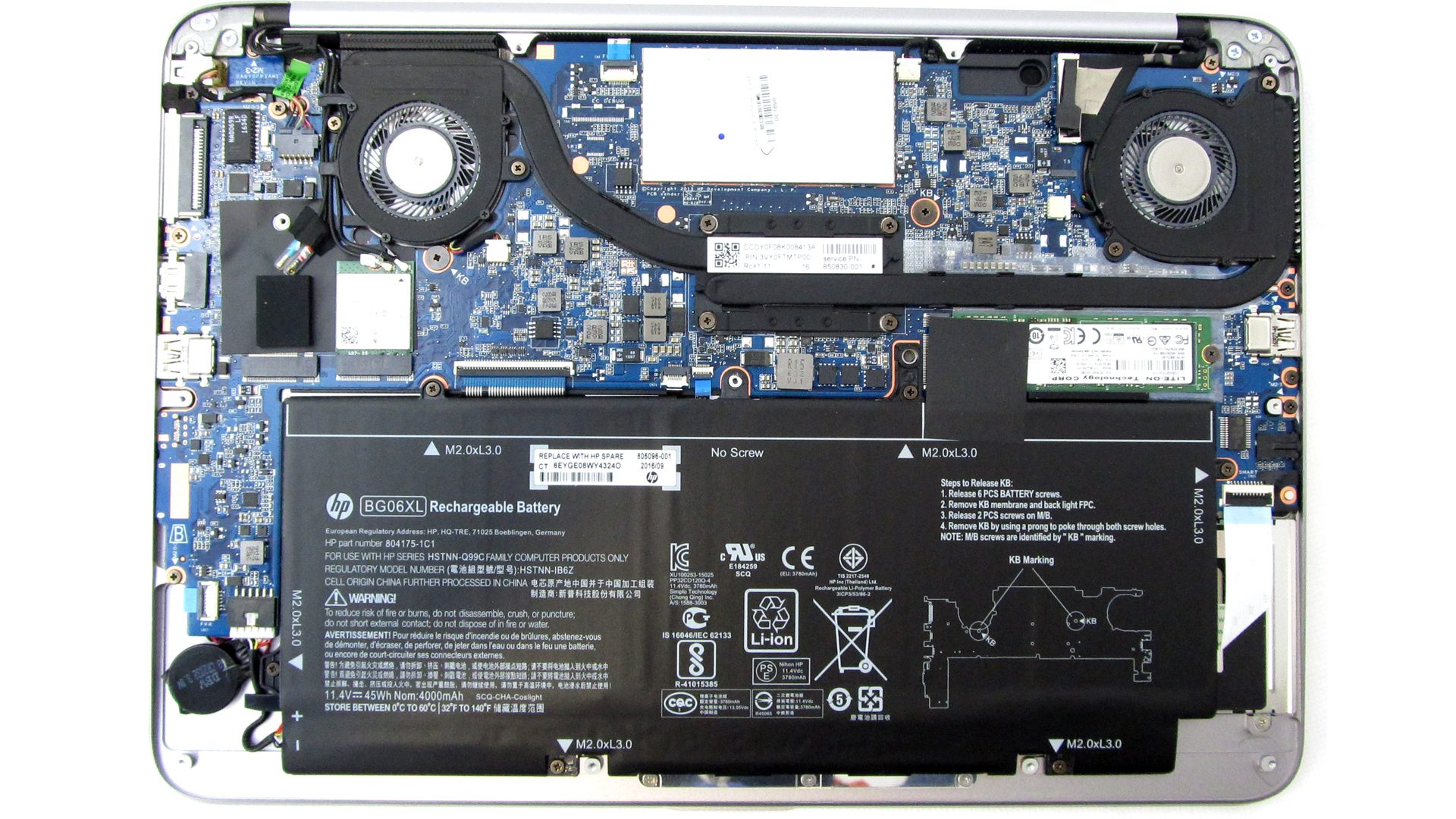 HP EliteBook 1040 G3 Z2U95ES Innen-1