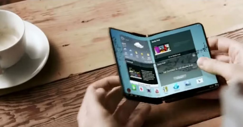 Bringt Samsung 2018 ein faltbares Smartphone?