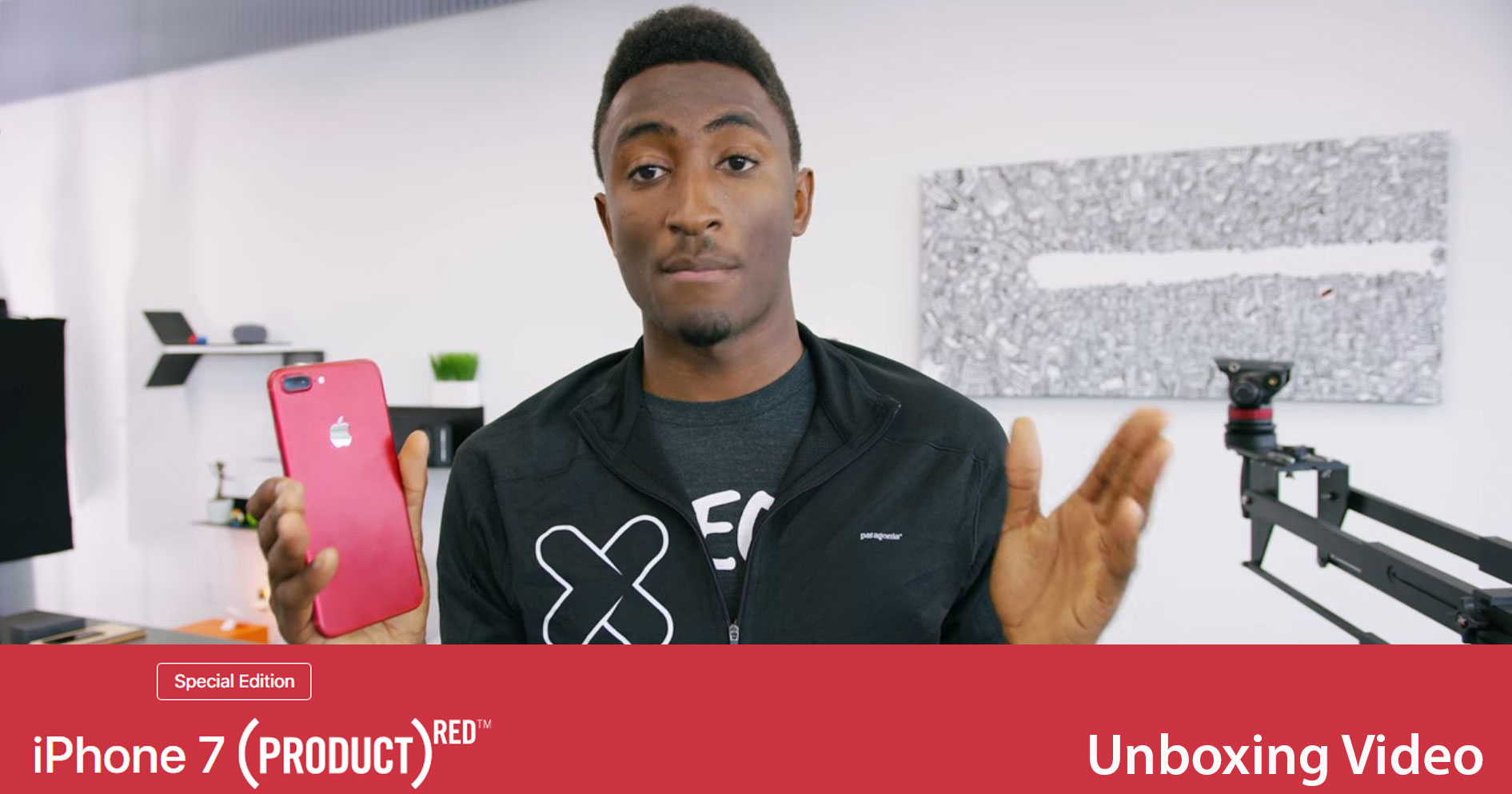 Und hier ist das Unboxing Video zum neuen, roten iPhone 7 Product RED