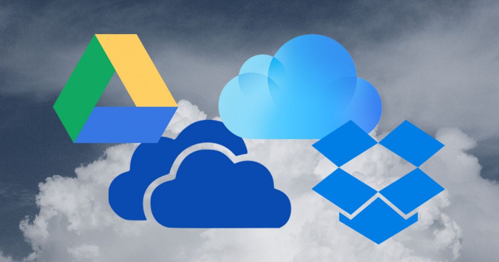 Cloud Storage Vergleich: Google Drive vs. Onedrive vs. Dropbox vs. iCloud
