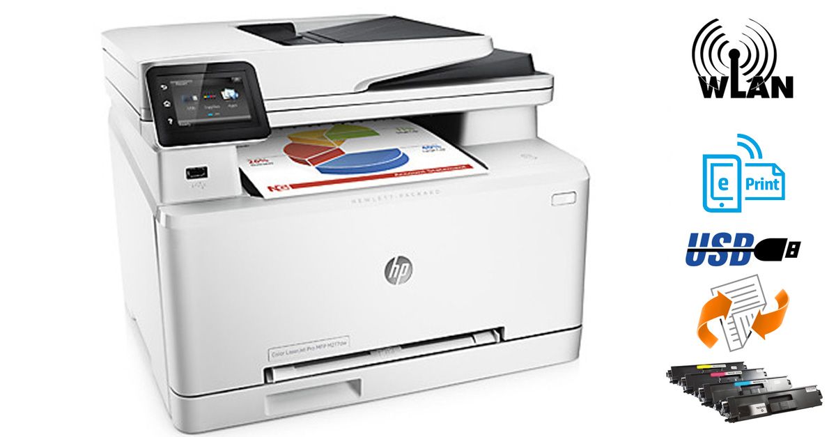 HP Color LaserJet MFP M277DW – Multifunktionslaserdrucker mit Duplexdruck im Test