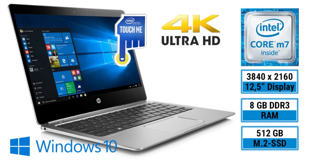 HP EliteBook Folio G1 Z2U98ES: Flaches Ultrabook mit UHD-Touchdisplay im Test