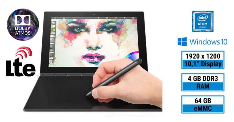 Test: Lenovo Yoga Book YB1-X91L – neuartiges 2-in-1-Tablet mit Real Pen und Halo Keyboard