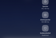 Samsung Galaxy S8+ Bixby Schaltfläche belegt mit Gerätewartung